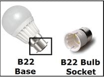 سرپیچ B22 سرپیچ B22