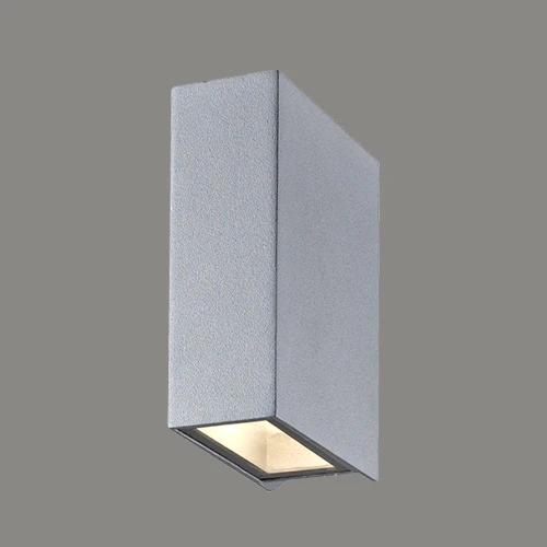 چراغ دیواری بیرونی دوطرفه 3*2 وات نور 3000k کد H116 (GRY)