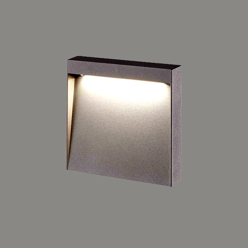 چراغ دیواری بیرونی 4 وات نور 3000K کد H169 (GRY)