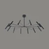 چراغ آویز 12 شاخه 36 وات نور 3000K کد LC108 (BLK)