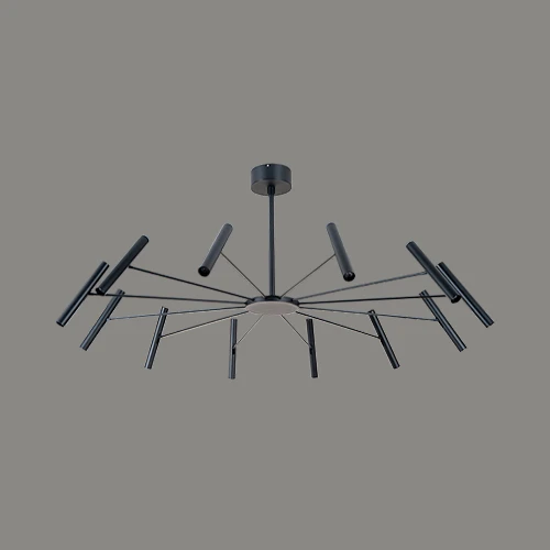 چراغ آویز 12 شاخه 36 وات نور 3000K کد LC108 (BLK)