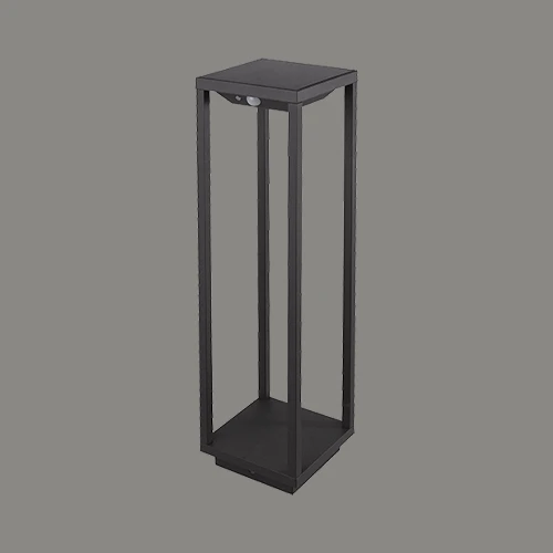 چراغ پایه کوتاه سولار 34 سانت نور 3000K کد H147