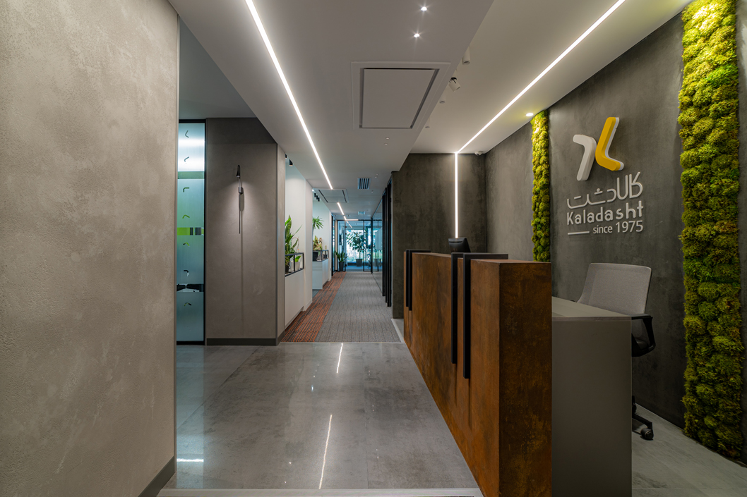 نوران - پروژه نورپردازی اداری - چراغ خطی و مولتی ترک