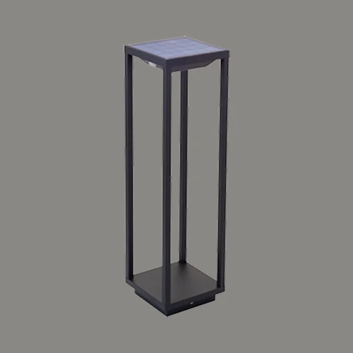 چراغ پایه کوتاه 2.2 وات سولار نور 3000k کد H162