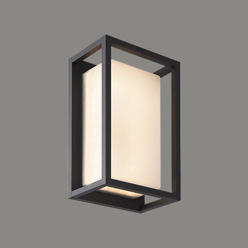 چراغ دیواری بیرونی 15 وات نور 3000k کد H214