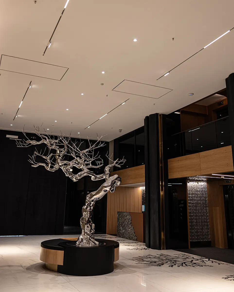 پروژه طراحی نورپردازی حیات سیگنیچر