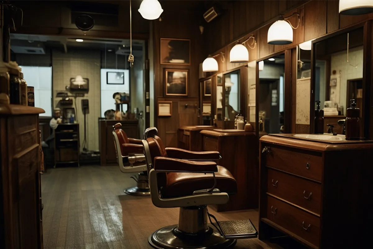 نورپردازی آرایشگاه مردانه و زنانه